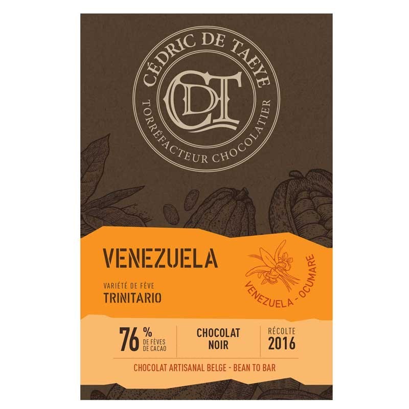 Cédric de Taeye chocolat noir Venezuela 76%