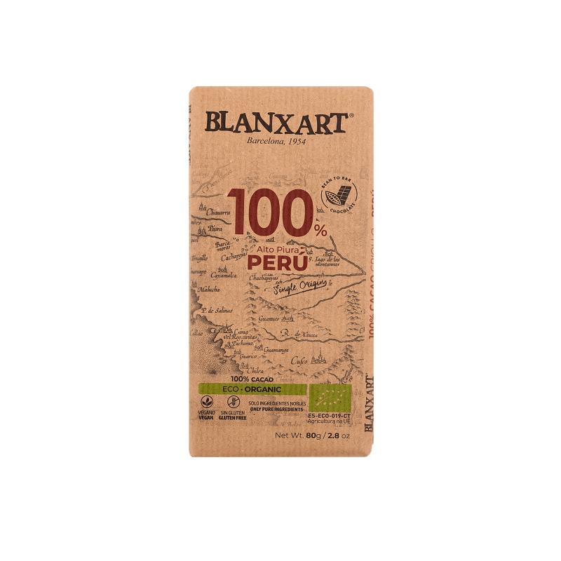 Blanxart chocolat noir 100% Pérou - Alto Piura