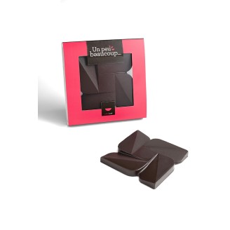 Fleur en chocolat Noir Menthe éclats de cacao – L’English Rose