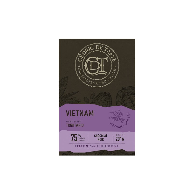 Cedric De Taeye Chocolat Noir 75% Vietnam