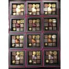 Coffret de 9 pralines avec un coeur