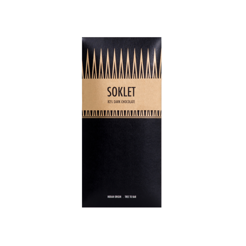 Soklet Chocolat noir 82%- Inde