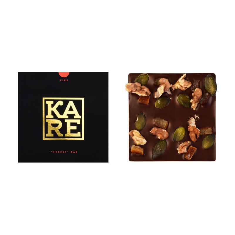 Kare Kick – chocolat noir 78% Madagascar – énergie