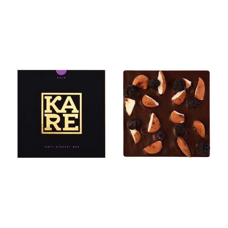 Kare Kalm – chocolat noir 78% Madagascar – Anti-Stress